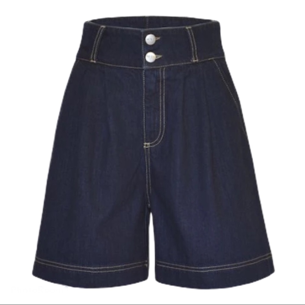 NWT MVP Wardrobe dark blue denim shorts
